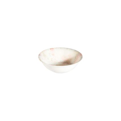 Jídelní sada 24 ks růžová/béžová/porcelán