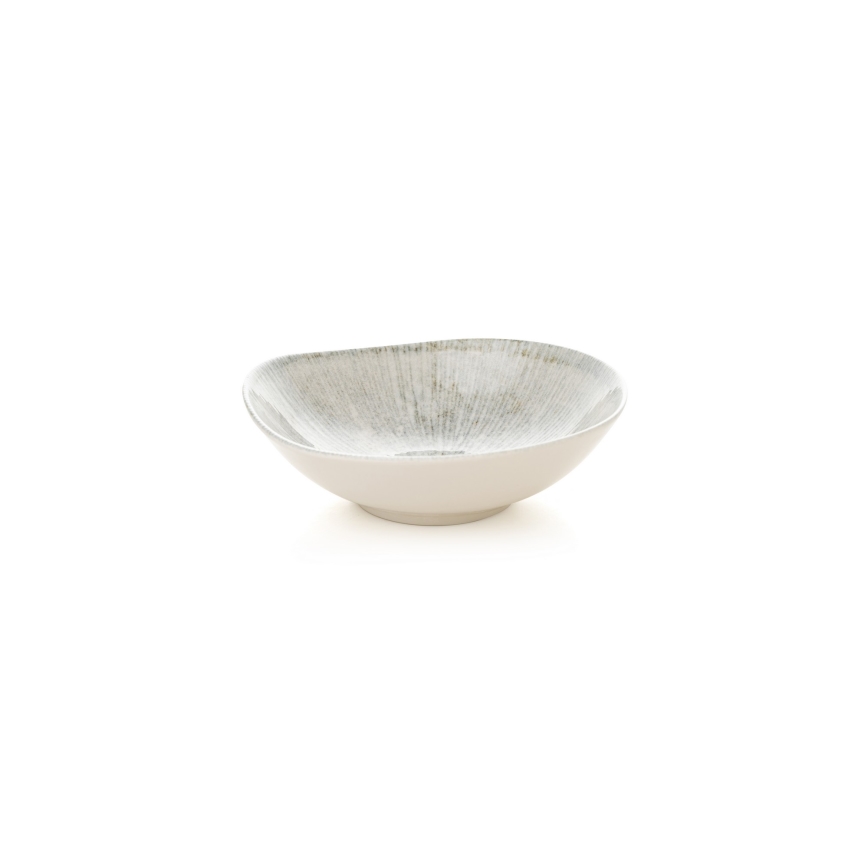 Jídelní sada 24 ks šedá/porcelán