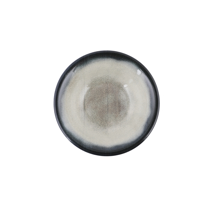 Jídelní sada 26 ks modrá/hnědá/porcelán