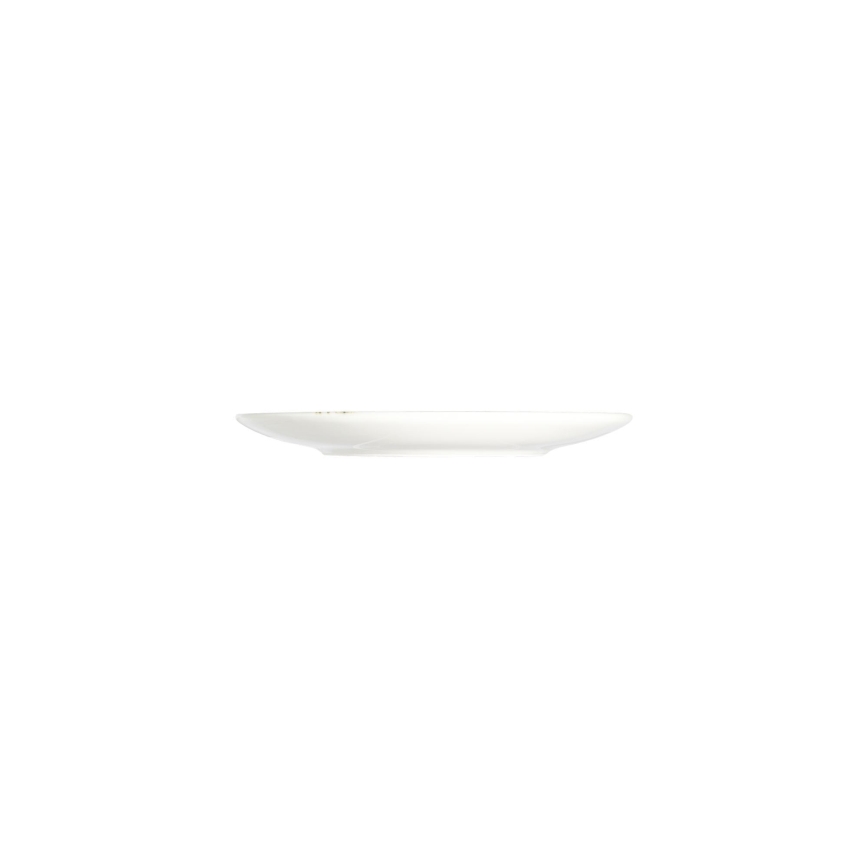 Jídelní sada 27 ks bílá/hnědá/porcelán