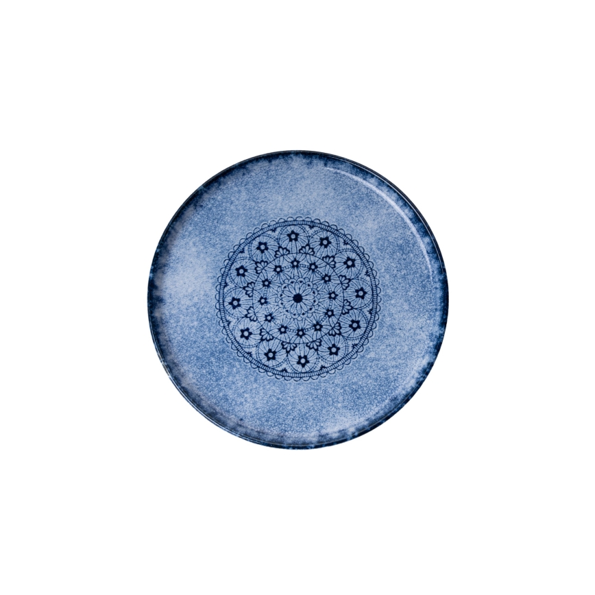 Jídelní sada 27 ks modrá/porcelán