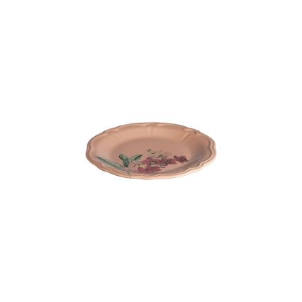 Jídelní sada 27 ks růžová/bílá/porcelán