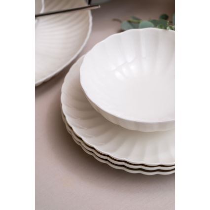 Jídelní sada 52 ks bílá/porcelán