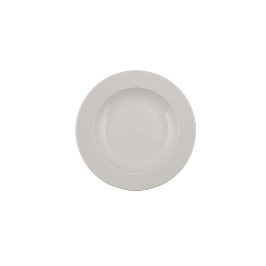 Jídelní sada 53 ks bílá/porcelán