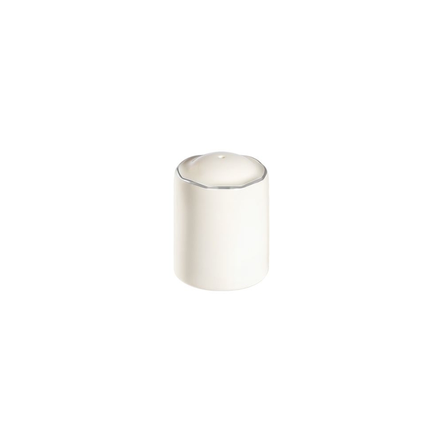 Jídelní sada 53 ks bílá/stříbrná/porcelán