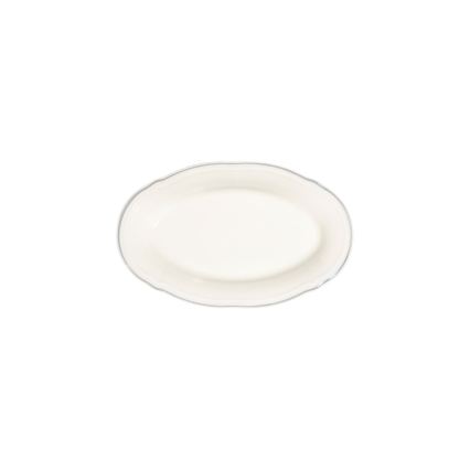 Jídelní sada 53 ks bílá/stříbrná/porcelán