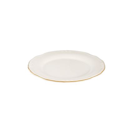 Jídelní sada 53 ks bílá/zlatá/porcelán