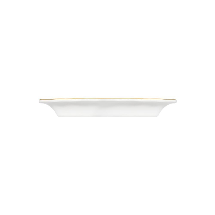 Jídelní sada 53 ks bílá/zlatá/porcelán