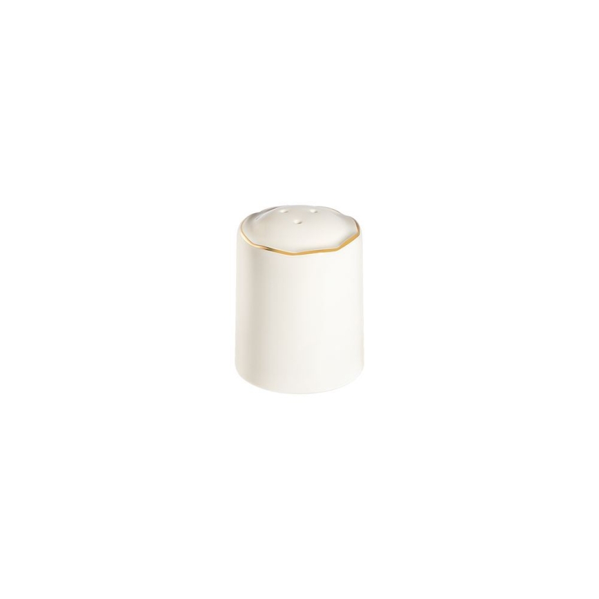 Jídelní sada 53 ks bílá/zlatá/porcelán