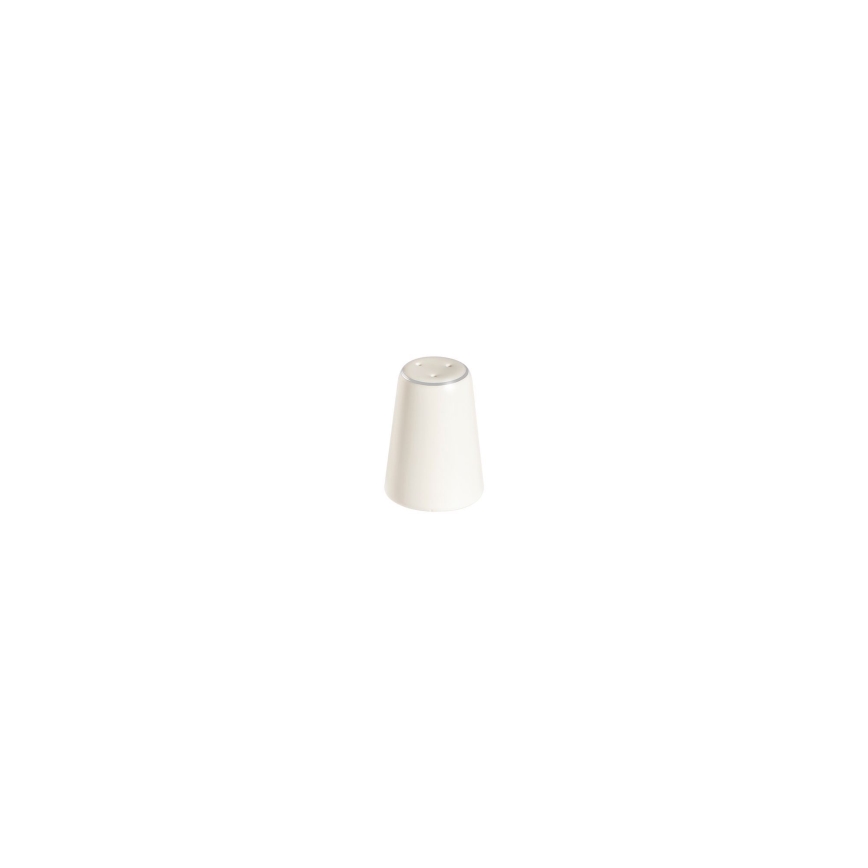 Jídelní sada 53 ks krémová/stříbrná/porcelán
