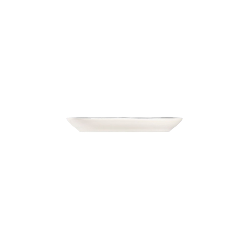 Jídelní sada 53 ks krémová/stříbrná/porcelán