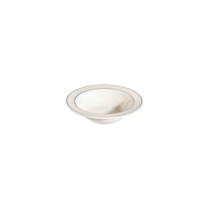 Jídelní sada 53 ks krémová/stříbrná/porcelán