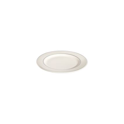 Jídelní sada 53 ks krémová/stříbrná/porcelán