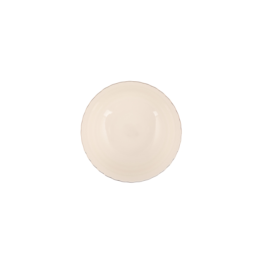 Jídelní sada 83 ks bílá/měděná/porcelán