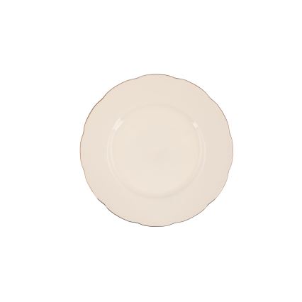 Jídelní sada 83 ks bílá/měděná/porcelán