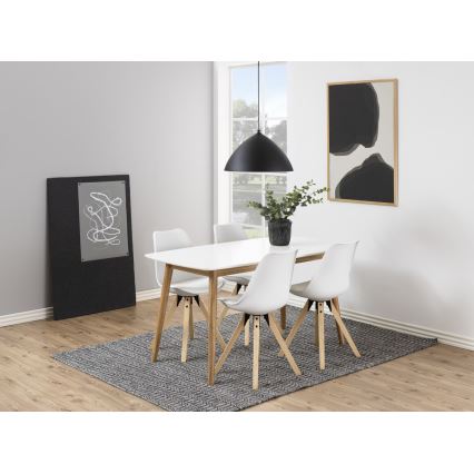 Jídelní stůl BERG 150x80 cm bílá