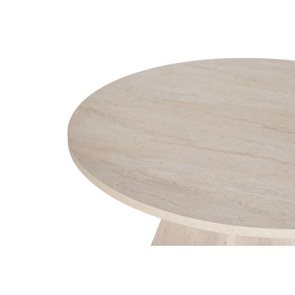 Jídelní stůl MATIN pr. 120 cm béžová