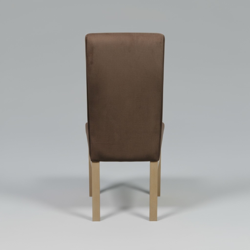 Jídelní židle ALISON hnědá/buk