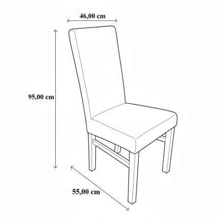 Jídelní židle ALISON šedá/bílá