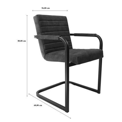 Jídelní židle BART šedá