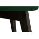 Jídelní židle BOVIO 86x48 cm tmavě zelená/buk