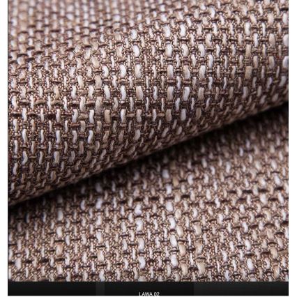 Jídelní židle NATE bílá/hnědá