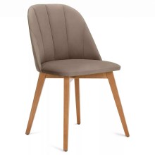 Jídelní židle RIFO 86x48 cm béžová/buk