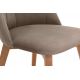 Jídelní židle RIFO 86x48 cm béžová/světlý dub