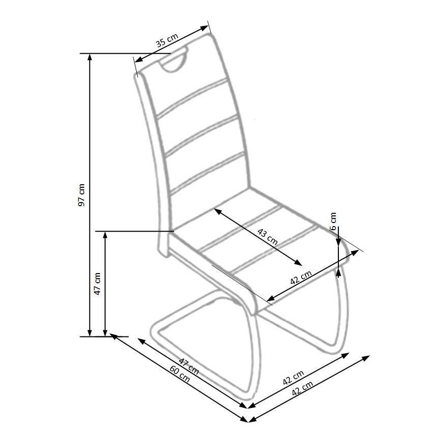 Jídelní židle SAFFON 1 ks šedá