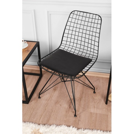 Jídelní židle TEL 80x53 cm černá