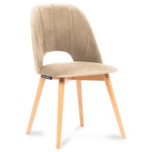 Jídelní židle TINO 86x48 cm béžová/buk