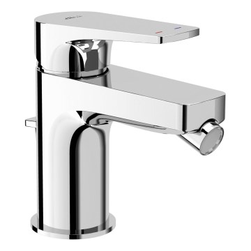 JIKA H3411X10041111 - Bidetová baterie + výpusť bez přepadu CUBITO 12,8 cm lesklý chrom
