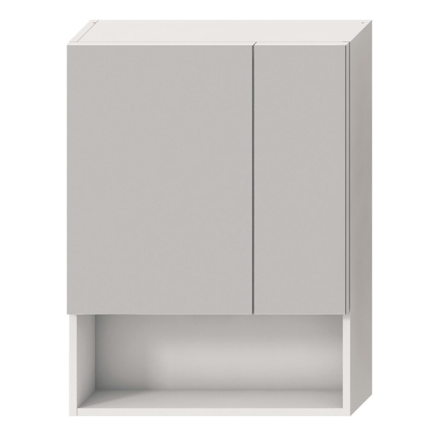 JIKA H4532410383041 - Zrcadlová skříňka s policí LYRA 80x60 cm bílá