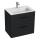 JIKA H4536021763521 - Koupelnová skříňka s umyvadlem CUBE 60,7x65 cm černá