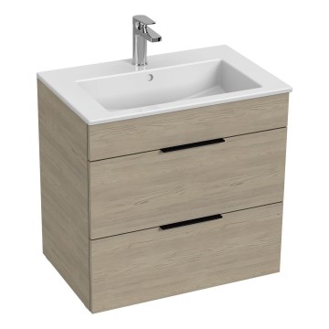 JIKA H4536021765141 - Koupelnová skříňka s umyvadlem CUBE 60,7x65 cm jasan