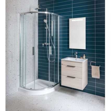 JIKA H4536021765141 - Koupelnová skříňka s umyvadlem CUBE 60,7x65 cm jasan