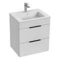 JIKA H4536121763001 - Koupelnová skříňka s umyvadlem CUBE 60,7x55 cm bílá