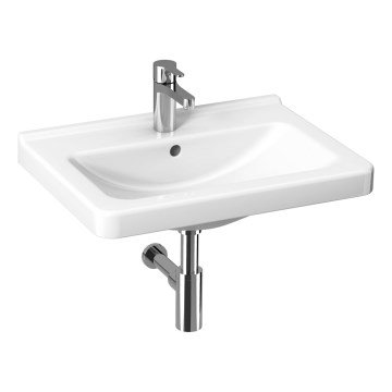 JIKA H8104230001041 - Závěsné umyvadlo CUBITO 60x45 cm keramika/bílá