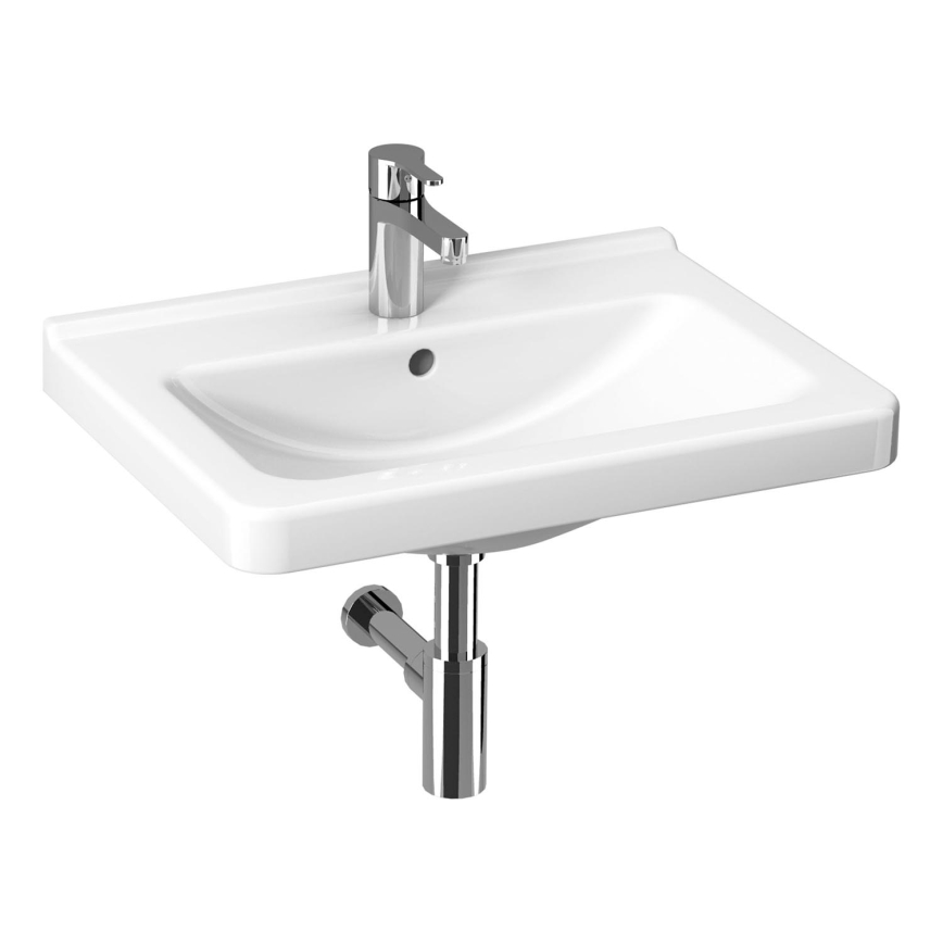 JIKA H8104240001041 - Závěsné umyvadlo CUBITO 65x48,5 cm keramika/bílá