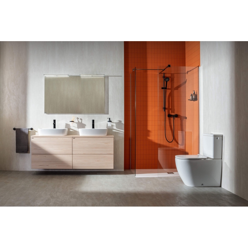 JIKA H8183827571041 - Umyvadlo na desku LYRA 55x40 cm keramika/matná bílá