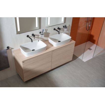 JIKA H8183827571041 - Umyvadlo na desku LYRA 55x40 cm keramika/matná bílá