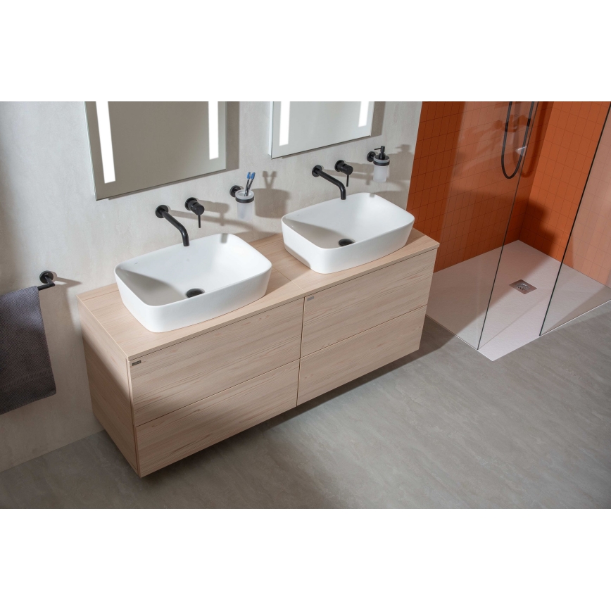 JIKA H8183827571041 - Umyvadlo na desku LYRA 55x40 cm keramika/matná bílá