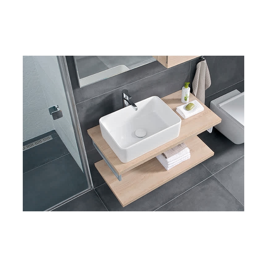 JIKA H8184230001121 - Umyvadlo na desku CUBITO 50x35 cm keramika/bílá