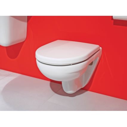 JIKA H8663810000001- Závěsné WC LYRA keramika/bílá + záchodové prkénko LYRA duroplast/bílá
