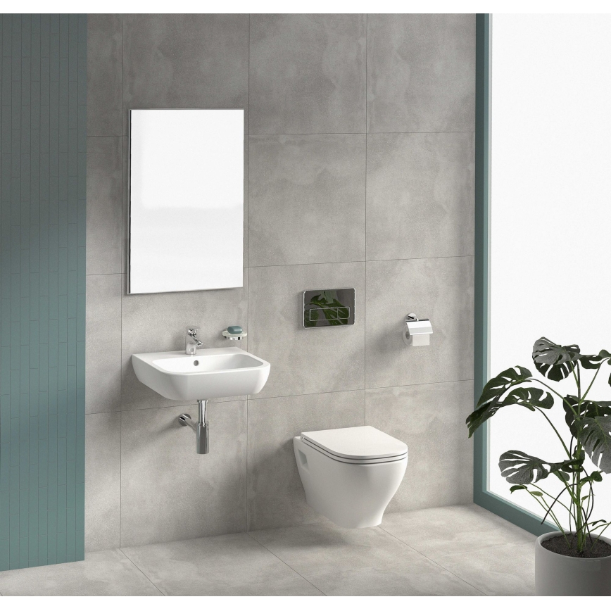 JIKA H8666160000001 - Závěsné WC DEEP keramika/bílá + záchodové prkénko SoftClose DEEP duroplast/bílá