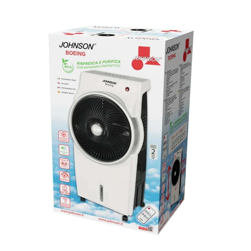 JOHNSON - Ochlazovač s čističkou vzduchu BOEING 95W/230V + dálkové ovládání