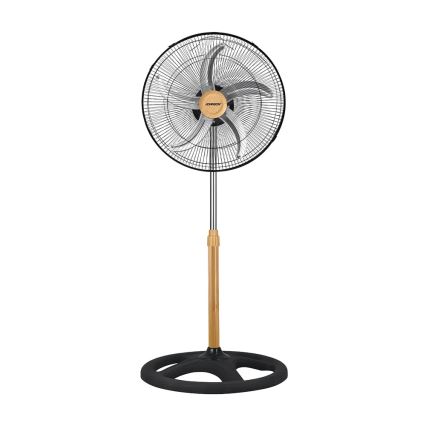 JOHNSON - Stojanový ventilátor 3v1 WOOD 80W/230V pr. 50 cm černá/béžová