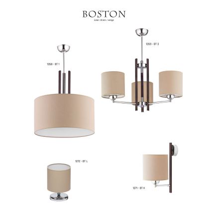 JUPITER 1272-BTL - Stolní lampa BOSTON 1xE27/60W