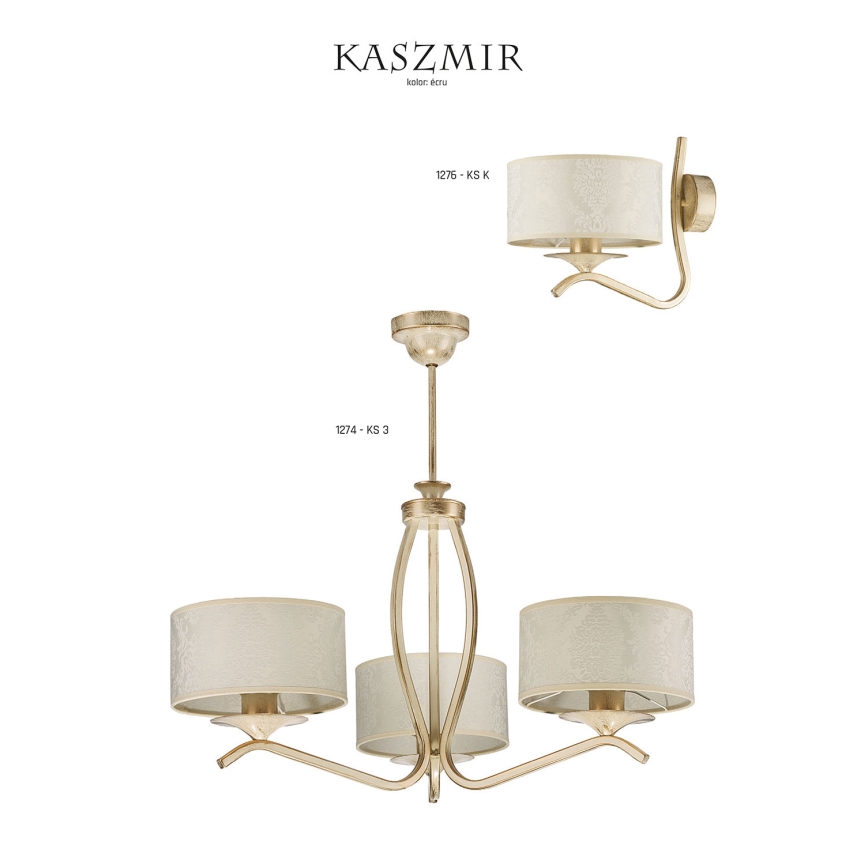 JUPITER 1277-KSLE - Stolní lampa KASZMIR 1xE27/60W