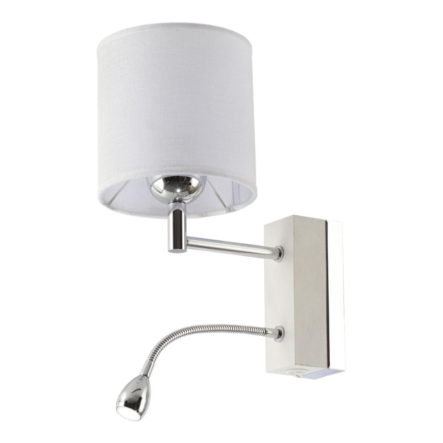 Jupiter 1415 - MA K B - LED nástěnné svítidlo MANGO 1xE27/60W + LED/1W/230V